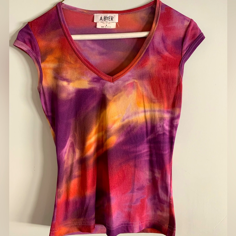 A. Byer Women's Multicolor Top Size M